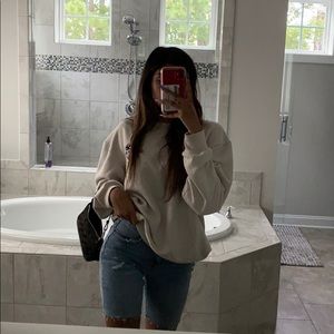 trendy ripped jean shorts